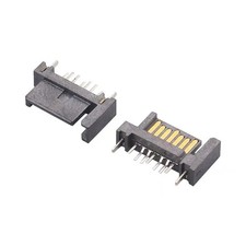5pcs SATA 7 pin straight dip male adapter connector for hard drive HDD la