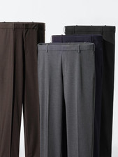 UNIQLO Smart Ankle Pants Gray/Black/Dark Brown/Navy Stretch Men 479349 NWT