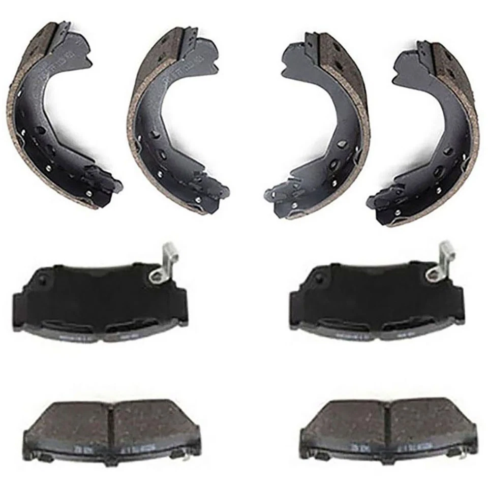 Pastillas de freno delanteras y traseras zapatas de tambor para Nissan Tsubame 1.6L 1993-2004 Foto 2 de 4