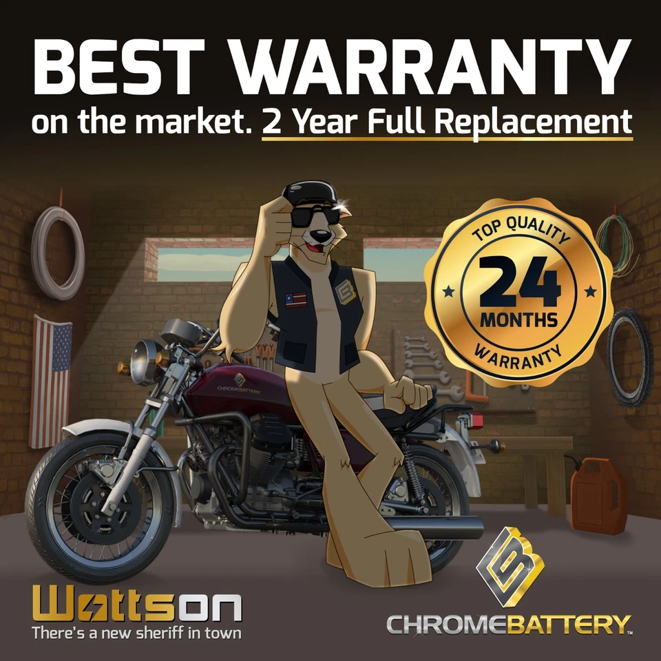 Batería recargable iGel Powersports YTX5L-BS Chrome Pro Series para scooters Foto 4 de 4