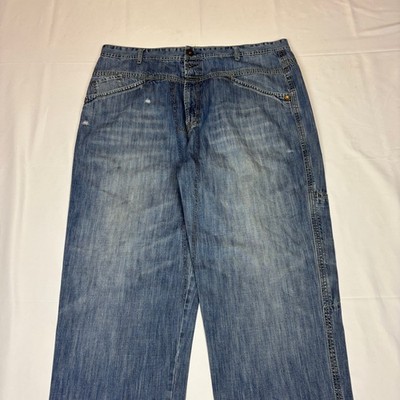 Marithe Francois Girbaud MFG Baggy Jeans Wide Leg Men's 42x34