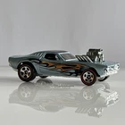 Vintage 1970 Mattel Hot Wheels Redline Rodger Dodger - Light Blue - Loose