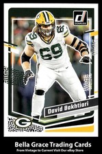 2023 Donruss David Bakhtiari #108 Green Bay Packers