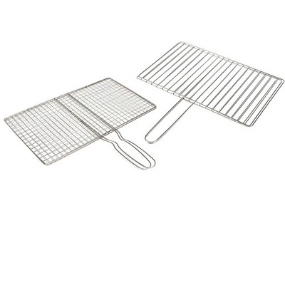Fischgrillkorb mit großer Kapazität und Griff für Fleisch- und Gemüsegrill
