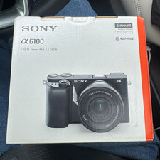 Sony Alpha a6100 24.2MP 4K Mirrorless Camera 16-50mm OSS II Lens Black