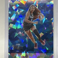 Angel Reese 2025 Panini Select WNBA #6 Score Select Cracked Ice Chicago Sky
