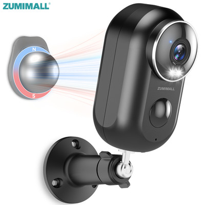 1-Pack 2K ZUMIMALL Wireless Outdoor Security Camera System for Home Security