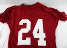 1990s Alabama Crimson Tide #24 Game Issued Pos Used Red Practice Jersey XL 377 — photo 7
