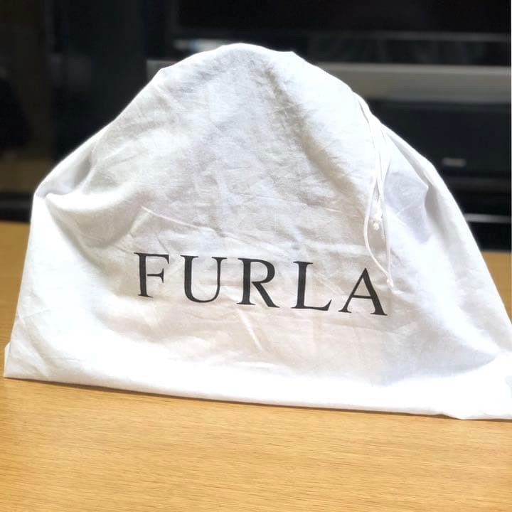 FURLA Python Leather Shoulder Bag Pink Authentic … - image 6