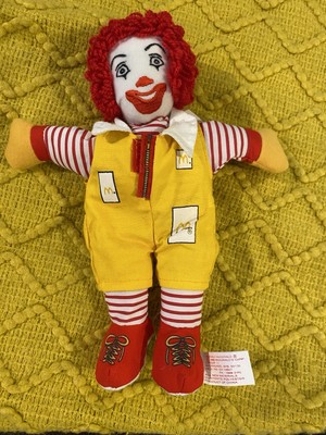 1996 Ronald McDonald 8  Bean Bag Doll