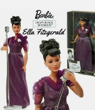 Mattel Barbie Signature Inspiring Women Ella Fitzgerald Fashion Doll In Box