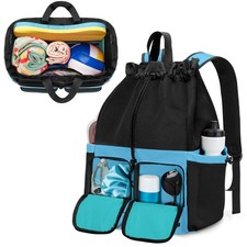 Mesh Swim Backpack, 30L Swim Gear Bag with Wet/Dry Compartment and Waterproof...