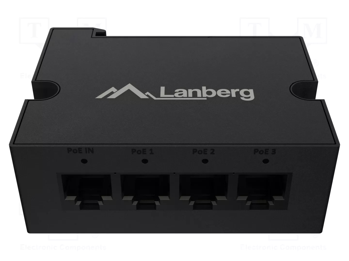 Lanberg Switch DIN-FE4-AT-30W 1xIn 3xOut 100MB PoE Extender - Bild 5