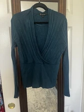 Teal XL INC International Concepts Long Sleeve Shirt