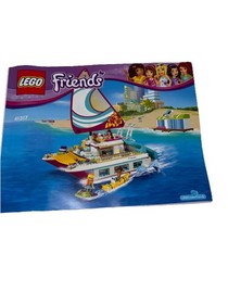 LEGO Friends Sunshine Catamaran 41317 Retired Complete With Box Manual Pieces