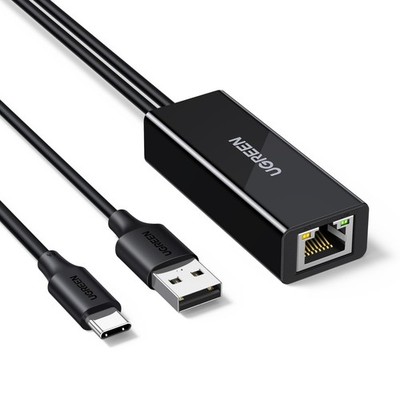 LAN Adapter für waipu.tv Stick, USB C auf Ethernet Adapter, Plug and Play, US...