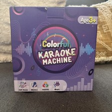 Colorful Karaoke Machine