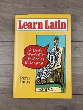 Learn Latin Peter Jones 1998 First Edition Illustrated Language Barnes & Noble