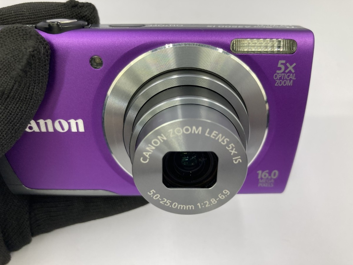 Canon PowerShot A3500 IS purple 16.0MP Compact Digital