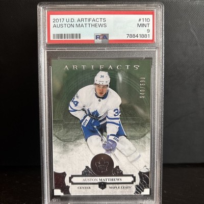 2017-18 Upper Deck Artifacts - Auston Matthews /599 - PSA 9