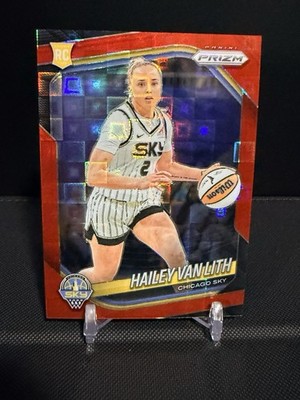 2025 Panini Prizm WNBA Hailey Van Lith RC #2 Red Pandora Prizm /199   