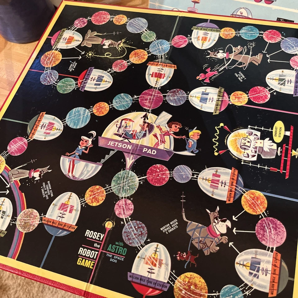 1962 Transogram Rosey The Robot Game With Astro The Space Dog COMPLETE RARE - Image 3 of 4