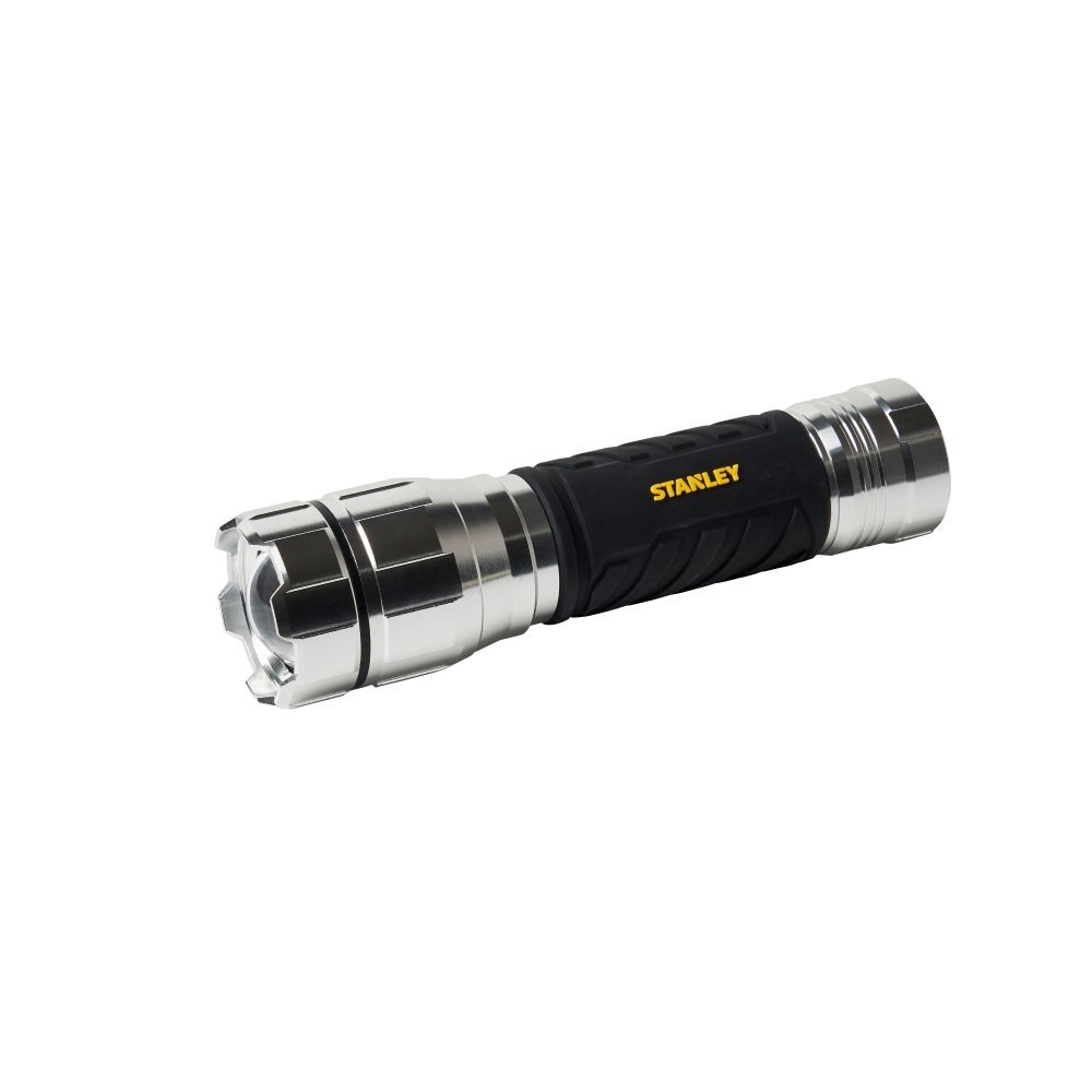 Stanley Silver Hand Torch 1000 lm 6000k LED 10 W Flashlight with Adjustable Beam