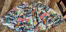 Vintage Eagles Eye Skort Parisian Flower Cart Women’s Size 8