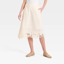 Women Craft Embellished Midi Skirt - A New Day