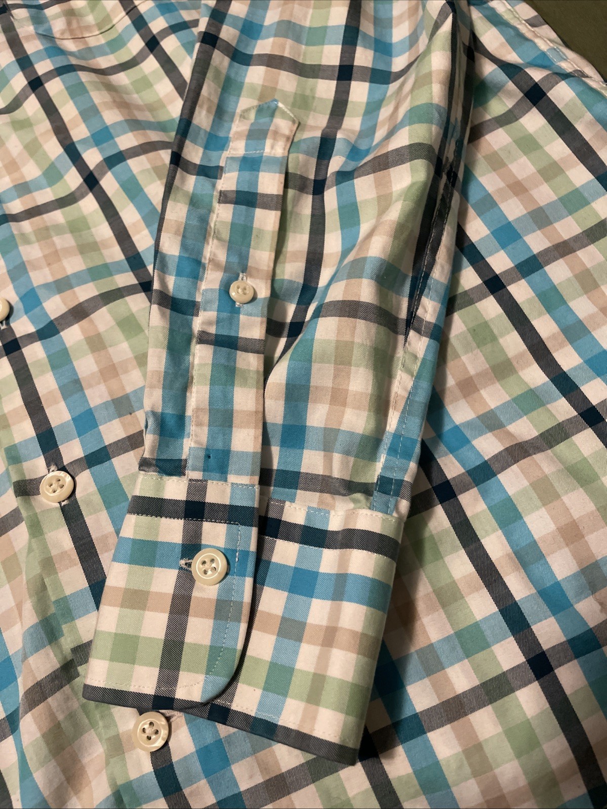 Peter Millar (2)  Medium Plaid Button Down Long S… - image 5