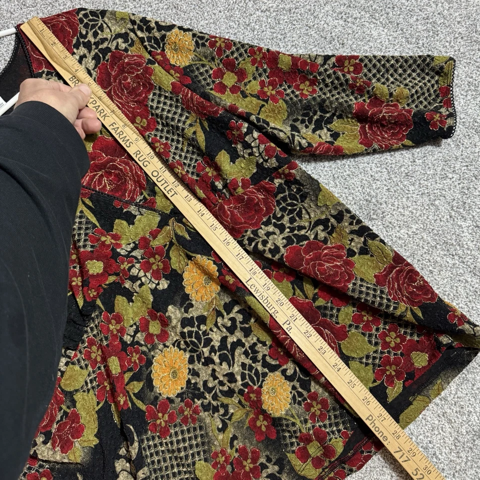 Blusa Whimsigoth Mujer 2X Plus Floral Grandmacore Boho Romántico Folclore Terroso Foto 2 de 4