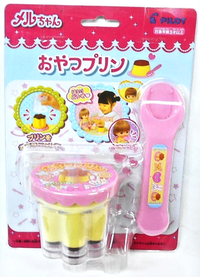 Pilot MEL-chan Mell Snack Pudding Toy & spoon [Ages 3 and Up] from