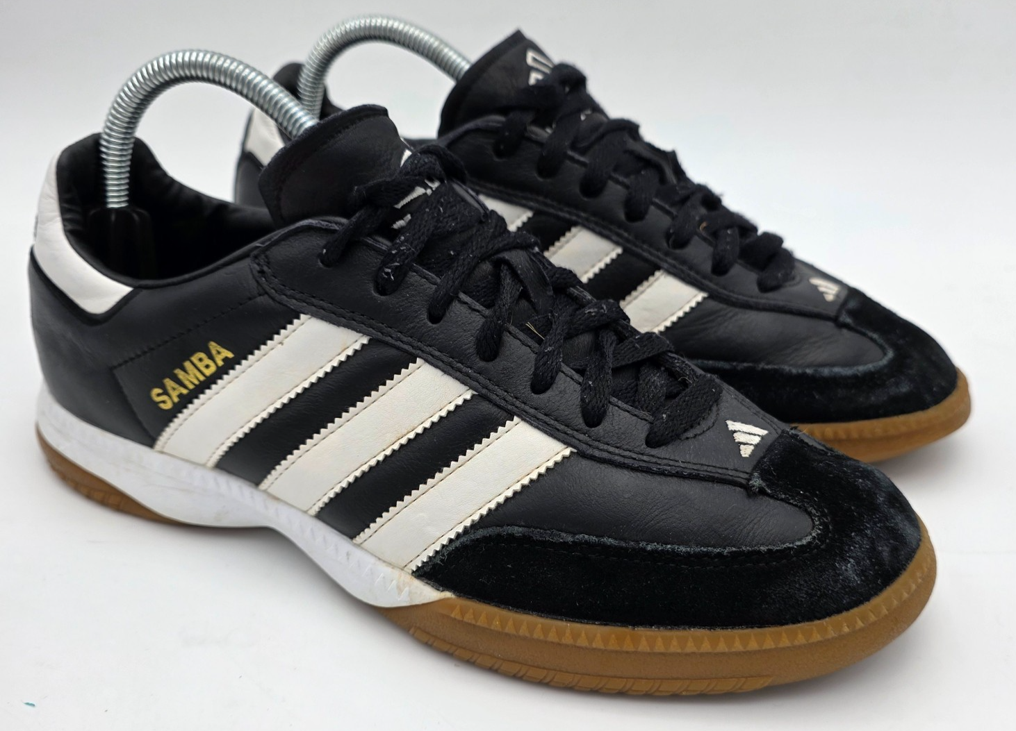 SAOLA Adidas Samba Millennium Sneakers Uomo Taglia 8.5 Nero Bianco Suola Gomma MN Scarpe