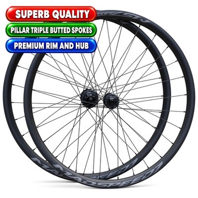 700c CX Gravel Laufradsatz - QR / Steckachse - Center Lock - 8-12 fach - 1710g