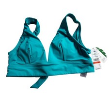 Tommy Bahama Palm Modern V-Neck Bikini XS Aqua Dream Sustainable UPF Protection