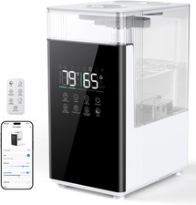 7L Warm  Cool Mist Humidifier for Bedroom Large Room, 70H Runtime