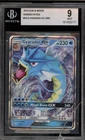Pokemon Gyarados GX Hidden Fates Holo Rare #16 DAMAGED SLAB BGS 9 Mint