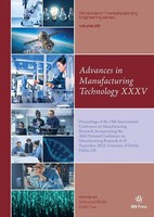 M. Shafik (U. A.) | Advances In Manufacturing Technology Xxxv | Taschenbuch