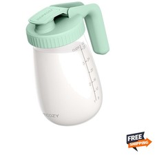 BPA-Free Thermal-Resistant Breast Milk Pitcher - Elegant Green 32 oz Capacity