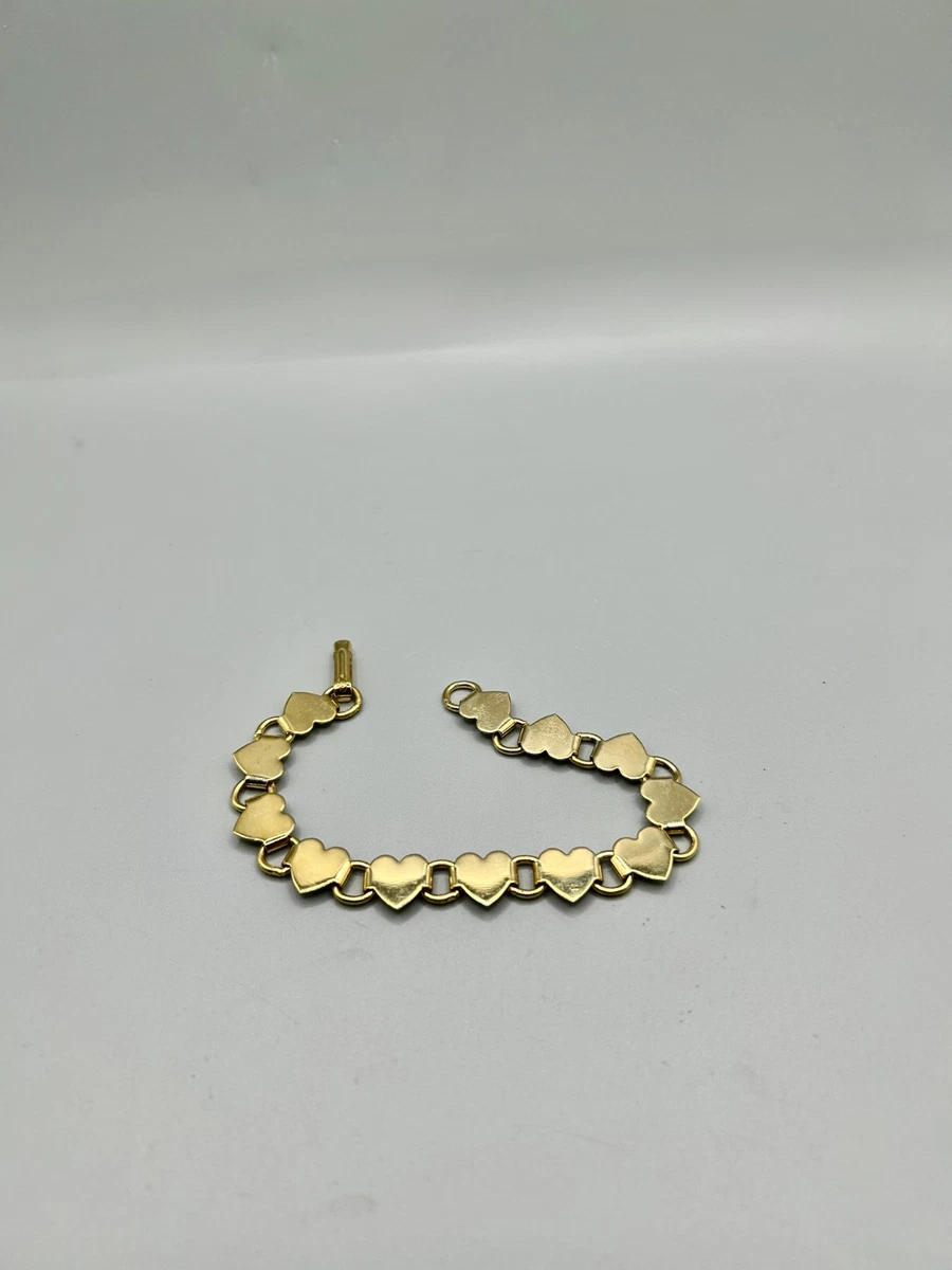 Bracelet Vintage Plaque Or 3 Grammes - Longueur 21 Cm, Plaqué Or Jaune, Neuf Avec étiquettes