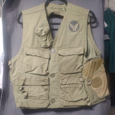 WWII US Army Air Force Pilots Type C-1 Sustenance Survival Vest | eBay