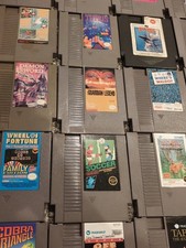 Huge NES 50 Game Lot Super Mario 3 Tetris Gauntlet 2 Tecmo Bowl 1942 Elevator