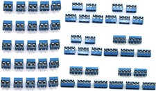 Blue 5mm Pitch PCB Mount Screw Terminal Block Connector Arduino 20pcs 2 Pin