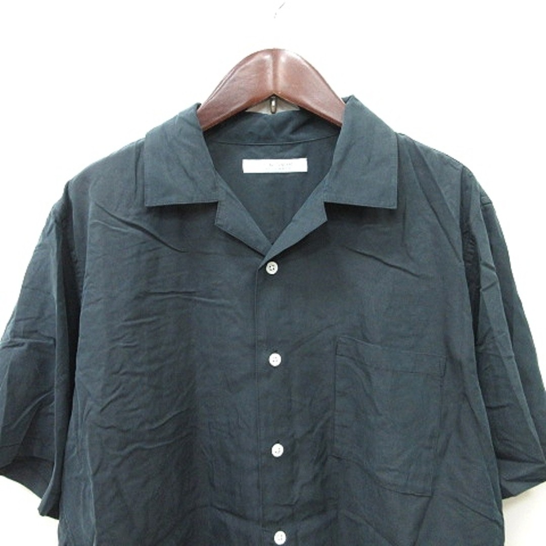 FABRICS半袖シャツ JOURNAL STANDARD SHIRT SHORT SLEEVE M BLACK YI Used