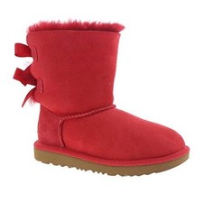 UGG Bailey Bow II Boots, Ribbon Red, Size 1