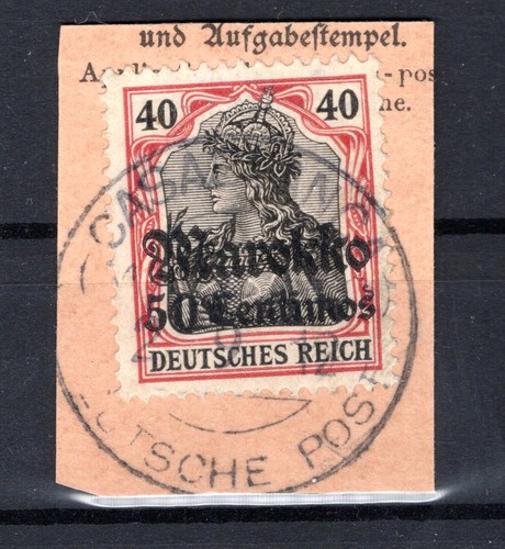 Morocco 52 Ideal CASABLANCA kk Gest. Luxury Letter (DA5470)