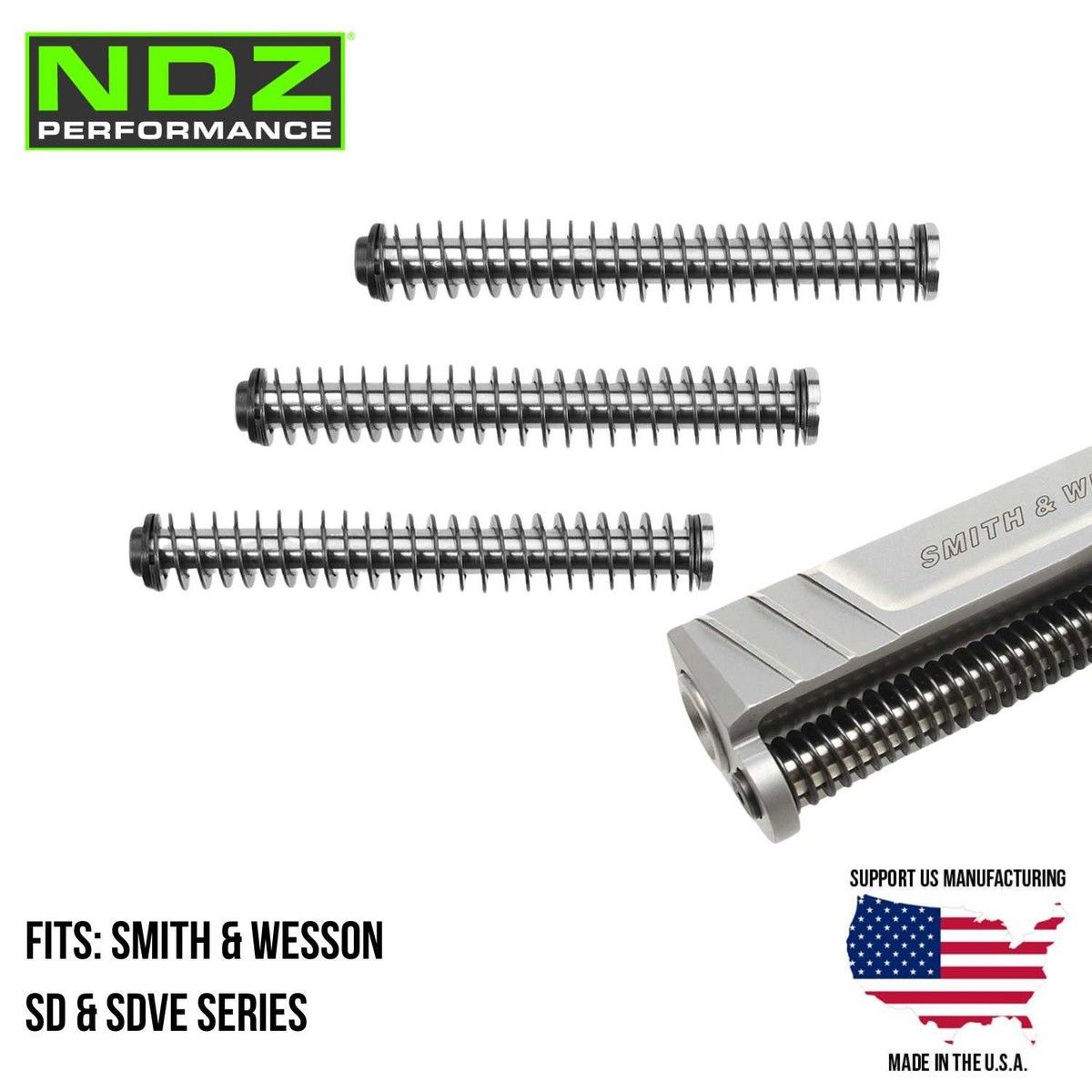 NDZ Smith & Wesson SD9, SD40, 2.0, SD9VE, SD40VE Guide Rod Assemby