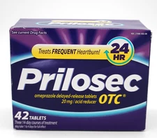 Prilosec OTC Frequent Heartburn Reducer 42 Tabs - EXP 11/2026