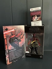 Ray Park Signed Star Wars Episode 1 Darth Maul Figure & Case JSA COA 