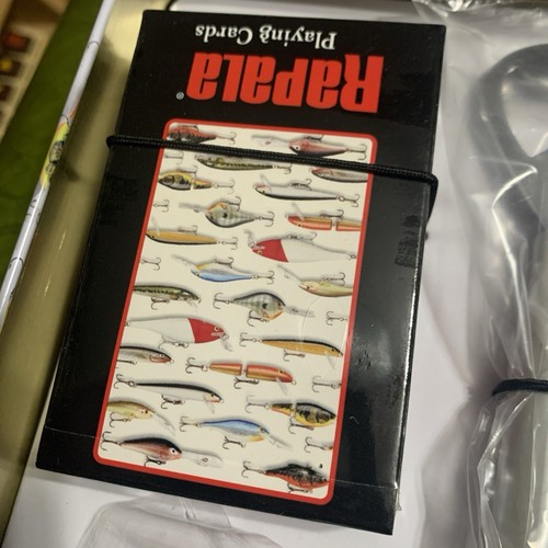 RAPALA FISHING Lure Gift Set Rattlin Lure Set RedFire Crawdad Cards Opener Pin - Picture 8 of 12